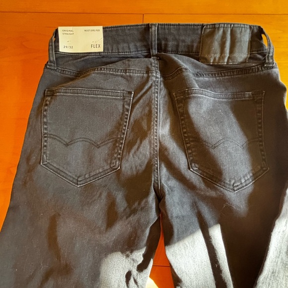 American Eagle Outfitters Flex Straight 28/32 black denim jeans - Picture 10 of 11